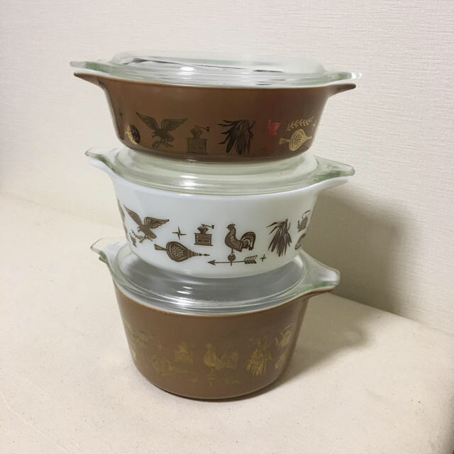 Pyrex(パイレックス)のパイレックス  三セット インテリア/住まい/日用品のキッチン/食器(調理道具/製菓道具)の商品写真