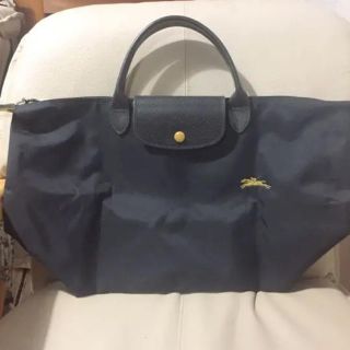 ロンシャン(LONGCHAMP)のロンシャン プリアージュ トート グレー×イエロー 美品(トートバッグ)