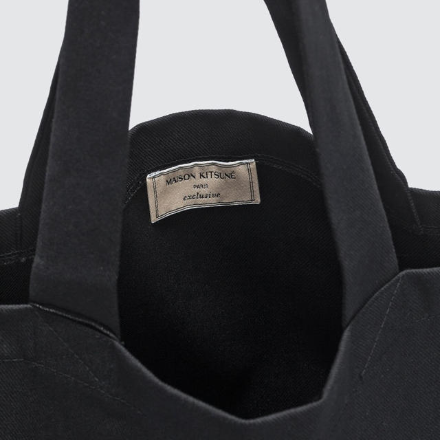 ラスト1【新品】メゾンキツネ トートバッグ 黒 | bombaytools.com