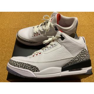 ナイキ(NIKE)のnike jordan 3 retro nrg ジョーダン 29cm 美品(スニーカー)