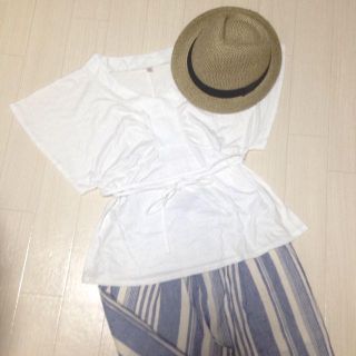 ユニクロ(UNIQLO)のUNIQLO☆未使用(カットソー(半袖/袖なし))