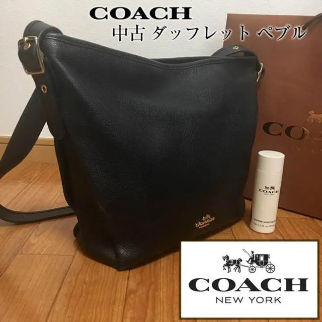 COACH ダッフレット ペブル 2wayバッグ【 美品】