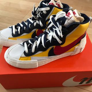 ナイキ(NIKE)の12時間値下げt-Ace着用 NIKE×Sakai Blazer Mid 29(スニーカー)