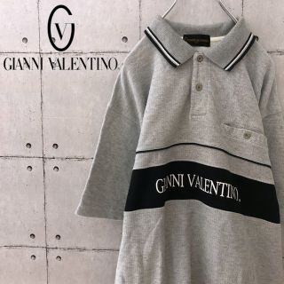 ジャンニバレンチノ(GIANNI VALENTINO)の【希少】90s  ジャンニバレンチノ デカロゴ ポロシャツ(ポロシャツ)