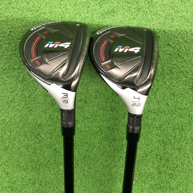 TaylorMade - M4 レスキュー 3番(19度) 4番(22度) 2本セット(付属品 ...