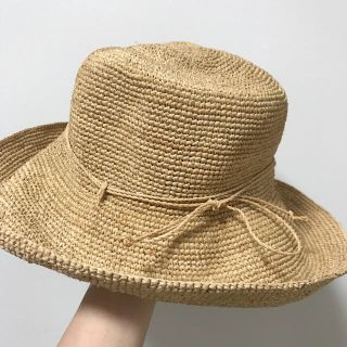 ムジルシリョウヒン(MUJI (無印良品))の専用＊試着のみ 無印 ラフィア つば広 麦わら帽子(麦わら帽子/ストローハット)