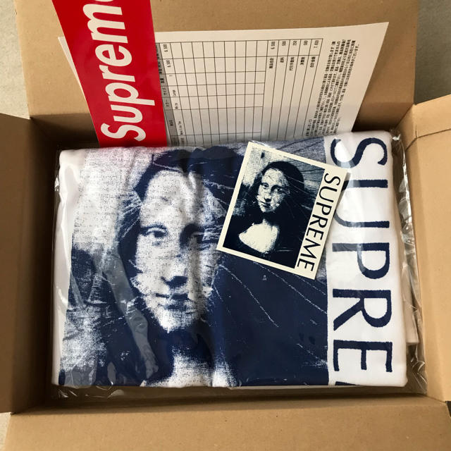 Supreme(シュプリーム)の[L] 18SS Supreme Mona Lisa Tee White 白 メンズのトップス(Tシャツ/カットソー(半袖/袖なし))の商品写真