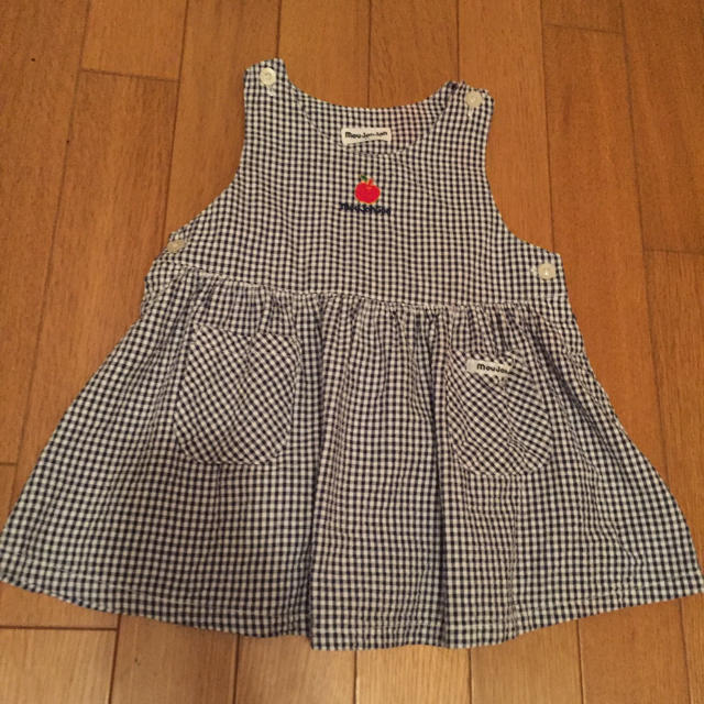 mou jon jon(ムージョンジョン)のムージョンワンピース90 キッズ/ベビー/マタニティのキッズ服女の子用(90cm~)(ワンピース)の商品写真