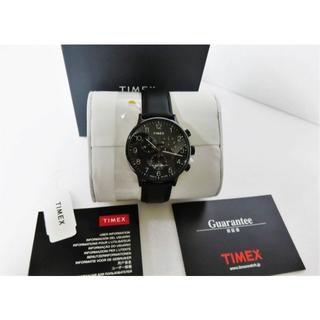タイメックス(TIMEX)の新品 TIMEX ウォーターベリー クラシック クロノ グラフ ブラック レザー(腕時計(アナログ))