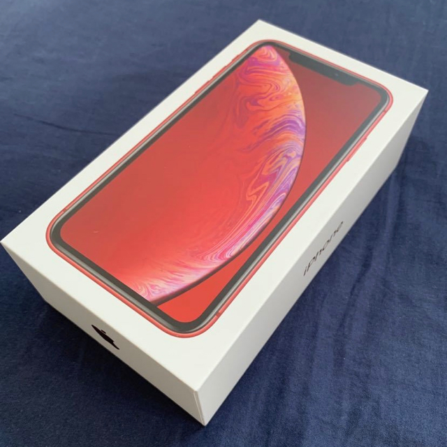 iPhone - au iphoneXR 64GB SIMフリー 新品未使用 レッド RED