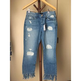 【3×1】スリーバイワン  CROP FRINGE(新品)(デニム/ジーンズ)