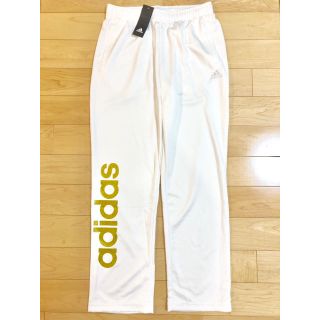 アディダス(adidas)のadidas アディダス パンツ ジャージ 白×金 L☆新品未使用(その他)