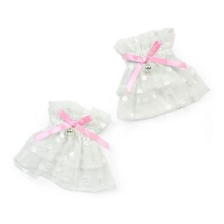 アンジェリックプリティー(Angelic Pretty)の【新品】Airyドットチュールお袖とめ(シロ×ピンク)(その他)