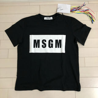 エムエスジイエム(MSGM)の【M様専用】L MSGM ロゴ Tシャツ ブラック(Tシャツ(半袖/袖なし))