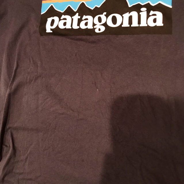 patagonia(パタゴニア)のパタゴニアTシャツ ネイビーはる様専用 レディースのトップス(Tシャツ(半袖/袖なし))の商品写真