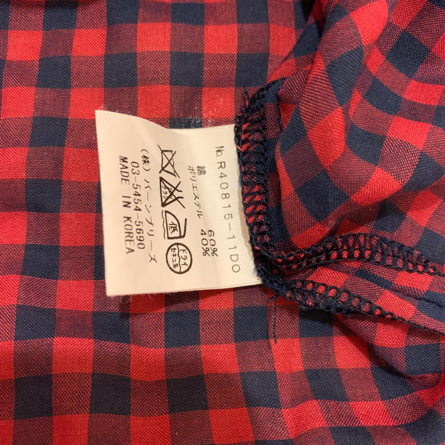 ROSE BUD(ローズバッド)のROSE BAD☆チェックシャツ レディースのトップス(シャツ/ブラウス(半袖/袖なし))の商品写真