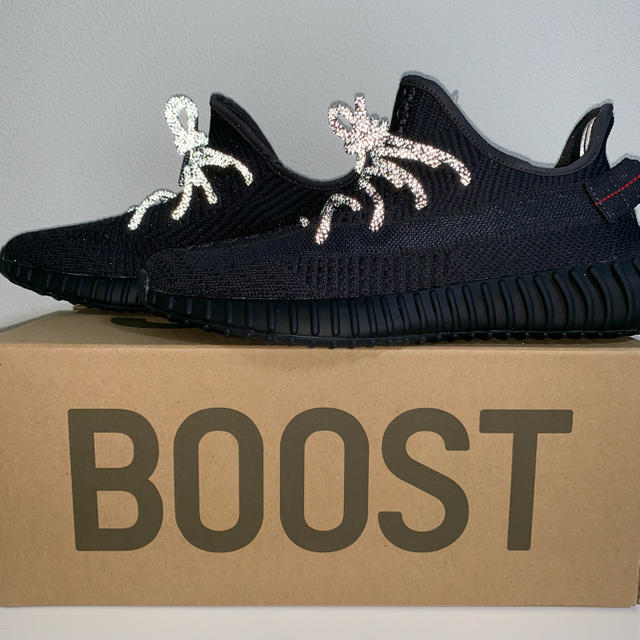 adidas(アディダス)のadidas YEEZY BOOST 350 V2 BLACK 27.0cm メンズの靴/シューズ(スニーカー)の商品写真