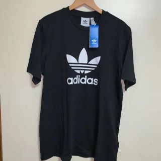 アディダス(adidas)の新品未使用 adidas アディダス Tシャツ 黒(Tシャツ/カットソー(半袖/袖なし))