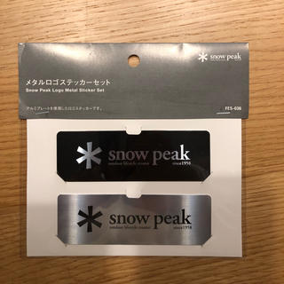 スノーピーク(Snow Peak)のメタルロゴステッカーセット 2019雪峰祭(その他)