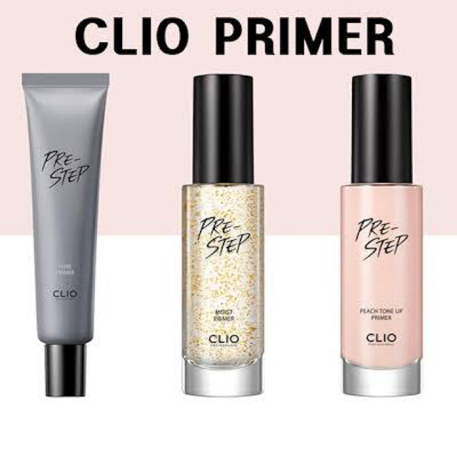 3ce(スリーシーイー)の左の CLIO PORE PRIMER  今話題のクリオの毛穴カバー商品🧴💜 コスメ/美容のベースメイク/化粧品(化粧下地)の商品写真