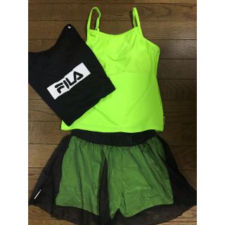 フィラ(FILA)のFILAタンキニ(スカパンインナーボックスパンツタイプ)3点SET(水着)