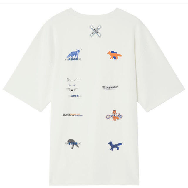 adererror maison kitsune  黒 tシャツ