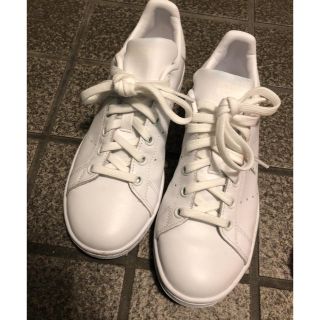 アディダス(adidas)の美品スタンスミスWhite白adidas23(スニーカー)