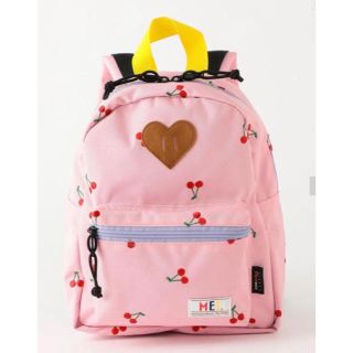 ボンポワン(Bonpoint)の新品タグ付き〔完売品〕MEI デイパック リュック kids さくらんぼ柄 S(リュックサック)