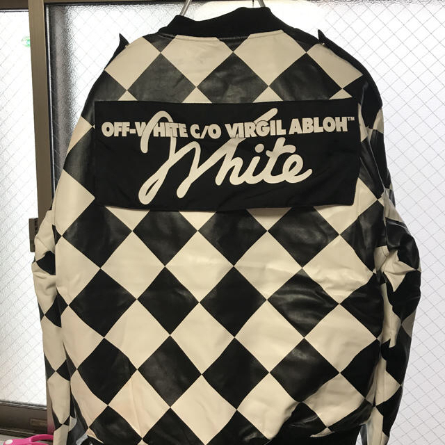 OFF-WHITE(オフホワイト)のOFF-WHITE チェックボンバージャケット メンズのジャケット/アウター(ブルゾン)の商品写真