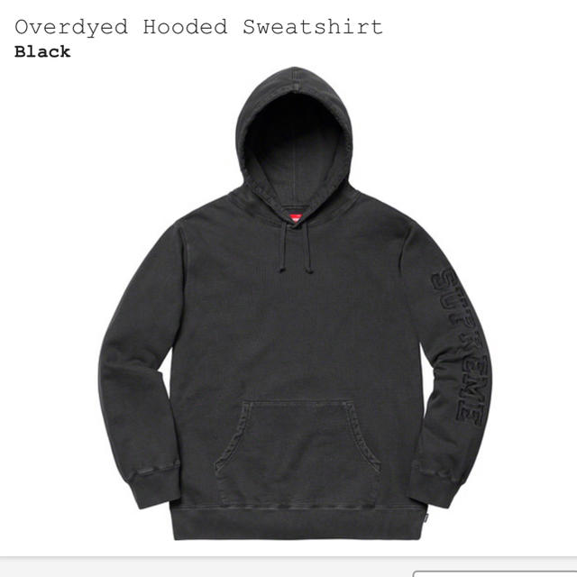 supreme overdyed hooded sweatshirt