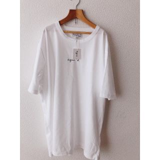 アニエスベー(agnes b.)の【新品タグ付き】agnes b.ちびロゴTシャツ (Tシャツ/カットソー(七分/長袖))