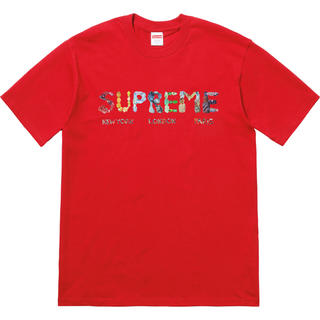 シュプリーム(Supreme)の[M] 18SS Supreme Rocks Tee Red 赤(Tシャツ/カットソー(半袖/袖なし))