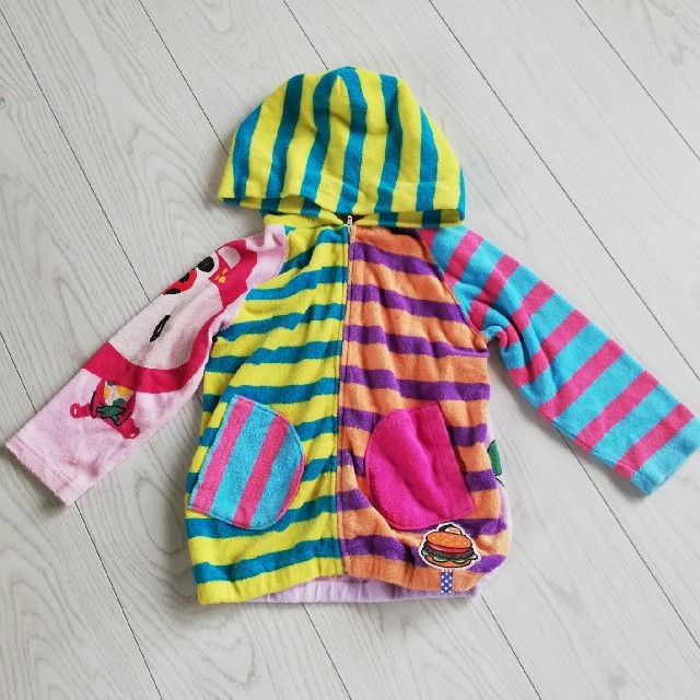 JAM(ジャム)のJAMタオル地パーカー 120cm キッズ/ベビー/マタニティのキッズ服女の子用(90cm~)(ジャケット/上着)の商品写真