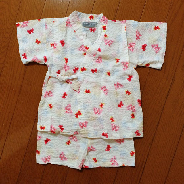 キッズ甚平☻90cm キッズ/ベビー/マタニティのキッズ服女の子用(90cm~)(甚平/浴衣)の商品写真