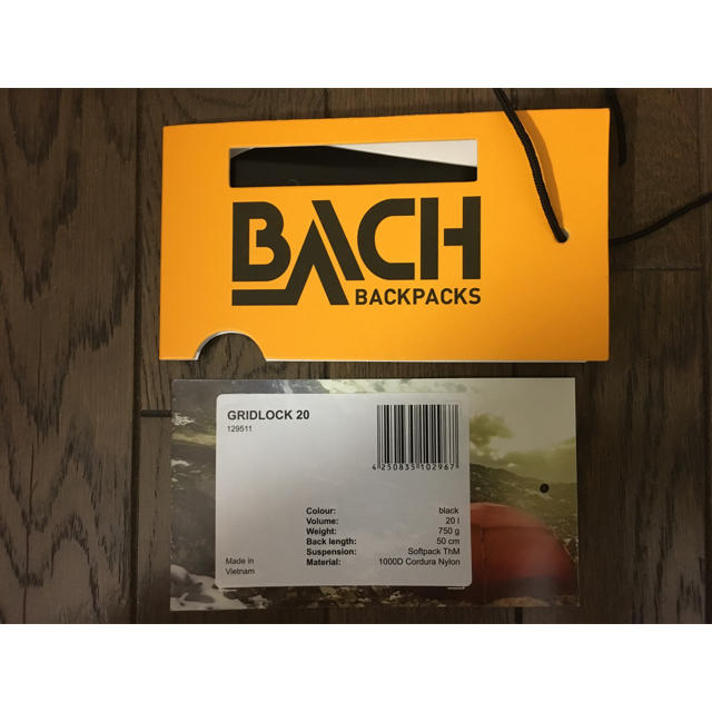 URBAN RESEARCH(アーバンリサーチ)のBACH バッハ GRIDLOCK 20 美品 レディースのバッグ(リュック/バックパック)の商品写真