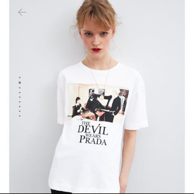 新品 ZARA プラダを着た悪魔 Tシャツ 完売品 人気商品