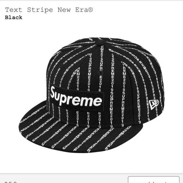 supreme 19ss new era 3/8 ブラック BLACK