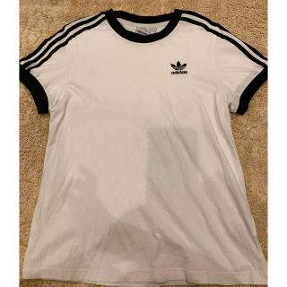 アディダス(adidas)のアディダスレディーストップス(Tシャツ(半袖/袖なし))