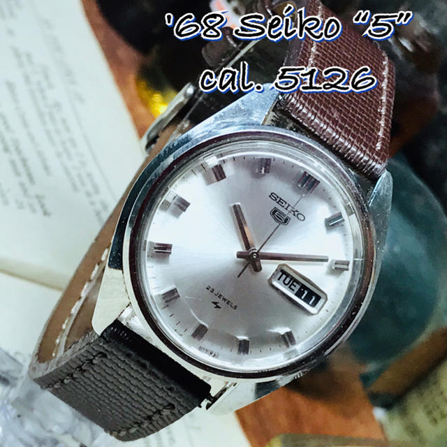 SEIKO(セイコー)の'68 Vint. セイコー5 OH済 51系 自動巻 シルバーダイヤル メンズの時計(腕時計(アナログ))の商品写真