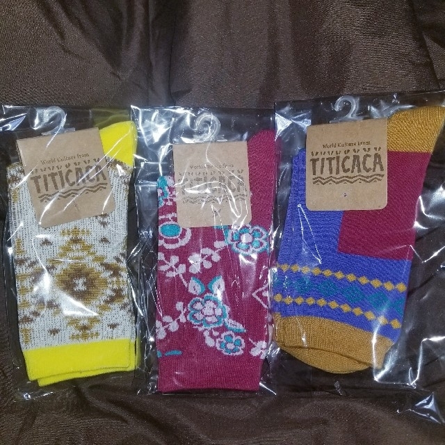 titicaca(チチカカ)のaaaka527様専用☆靴下 ３足set レディースのレッグウェア(ソックス)の商品写真