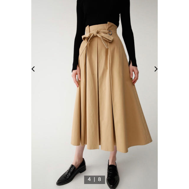 moussy(マウジー)のWAIST DESIGN スカート レディースのスカート(ひざ丈スカート)の商品写真