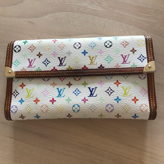 LOUIS VUITTON(ルイヴィトン)の《にぃな様専用》LOUIS  BUITTON    長財布  マルチカラー レディースのファッション小物(財布)の商品写真