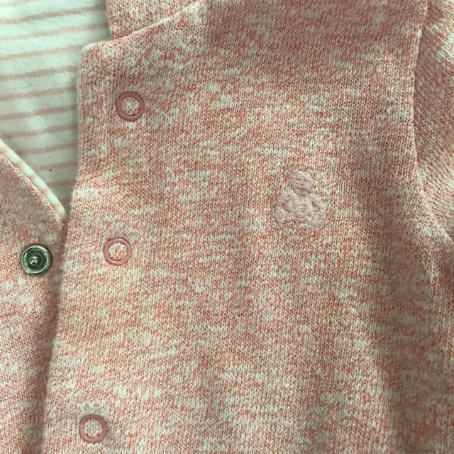 babyGAP(ベビーギャップ)のbabyGAP クマ耳 パーカー リバーシブル 女の子 60cm 3-6m キッズ/ベビー/マタニティのベビー服(~85cm)(ジャケット/コート)の商品写真