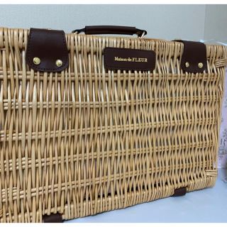 Maison de FLEUR - Maison de FLEUR スクエアバスケット 新品未使用の