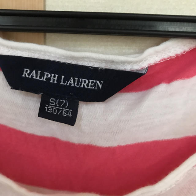 Ralph Lauren(ラルフローレン)のラルフローレン 半袖シャツ 130cm キッズ/ベビー/マタニティのキッズ服女の子用(90cm~)(Tシャツ/カットソー)の商品写真