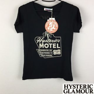 ヒステリックグラマー(HYSTERIC GLAMOUR)の新品 ヒステリックグラマー 半袖Tシャツ レディース ブラック フリーサイズ(Tシャツ(半袖/袖なし))