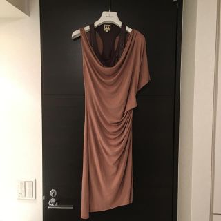 バーニーズニューヨーク(BARNEYS NEW YORK)のタンクトップ ドレープワンピース haute hippie(ひざ丈ワンピース)