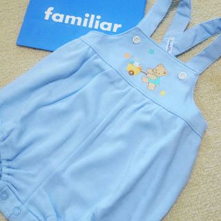 ファミリア(familiar)の新品未使用 familiar ファミリア ダルマオール ロンパース 90(ロンパース)