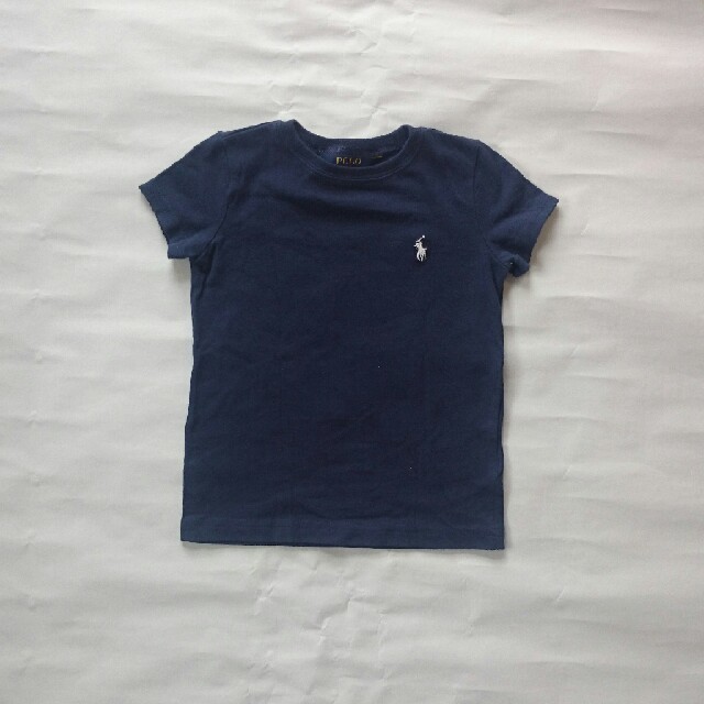 POLO RALPH LAUREN(ポロラルフローレン)のネイビーシンプルTシャツ 90㎝/2T 女の子 キッズ/ベビー/マタニティのキッズ服女の子用(90cm~)(Tシャツ/カットソー)の商品写真