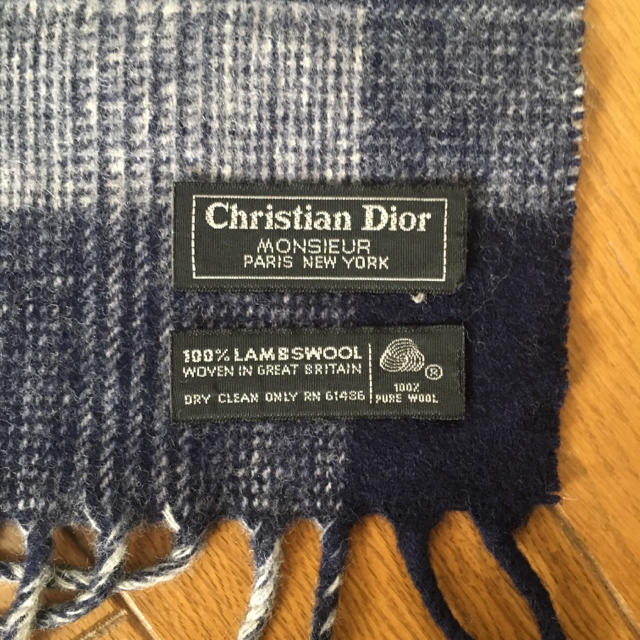 Christian Dior(クリスチャンディオール)のクリスチャンディオール マフラー『英国製』 メンズのファッション小物(マフラー)の商品写真